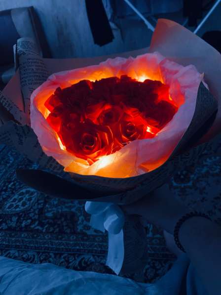 Цветы из атласной ленты в Астрахани фото 3