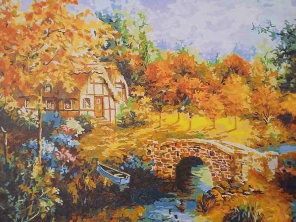 Нарисованные модульные картины 50х40 в фото 6