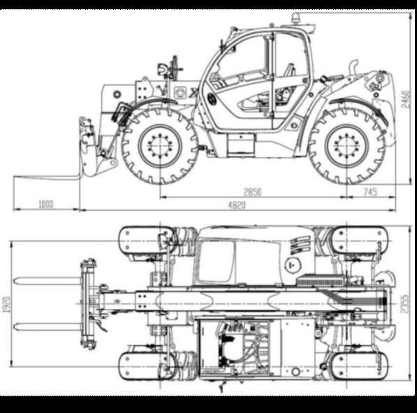 Телескопический погрузчик XCMG XC6-3007K в Омске фото 3