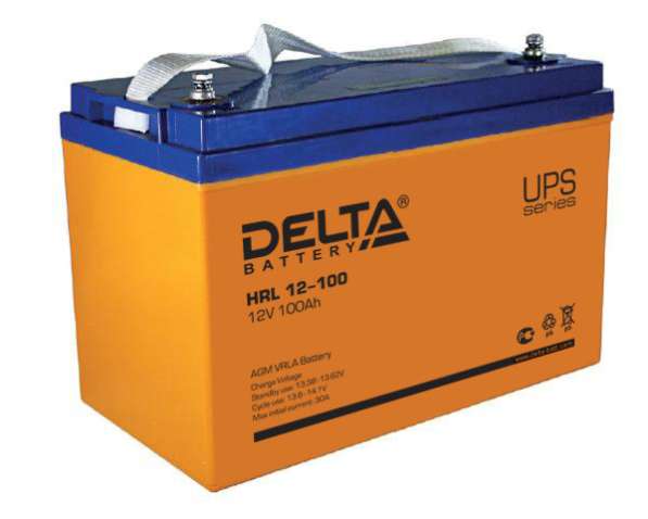 АКБ 100 Ач (12 В) Аккумуляторная батарея DELTA HRL 12-100
