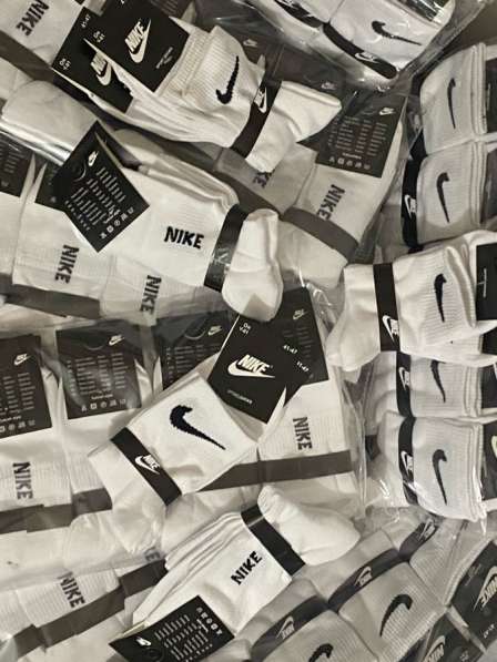 Высокие белые носки Nike в Подольске фото 4