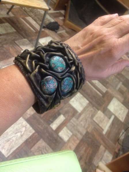 Кожаные браслеты, ошейники в Крымске фото 3