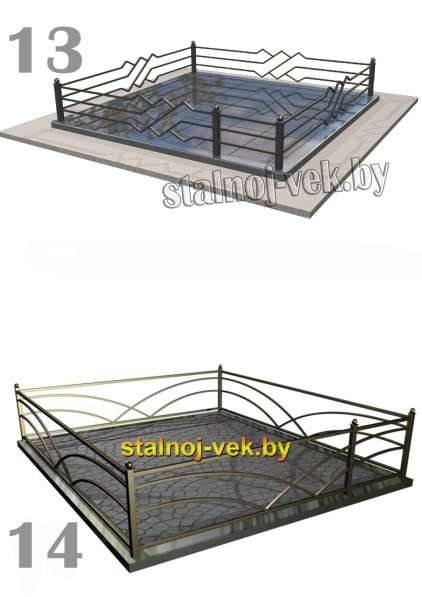 Ограды ритуальные, сварные, кованные в 