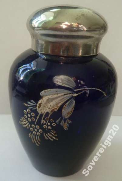 Чайница 1950 1960-ые гг. СССР кобальт синее стекло в Орле фото 21