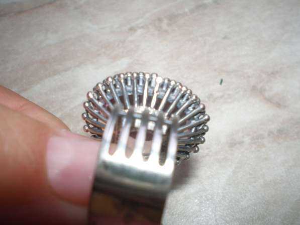 Авторское серебряное кольцо с раухтопазом в фото 5