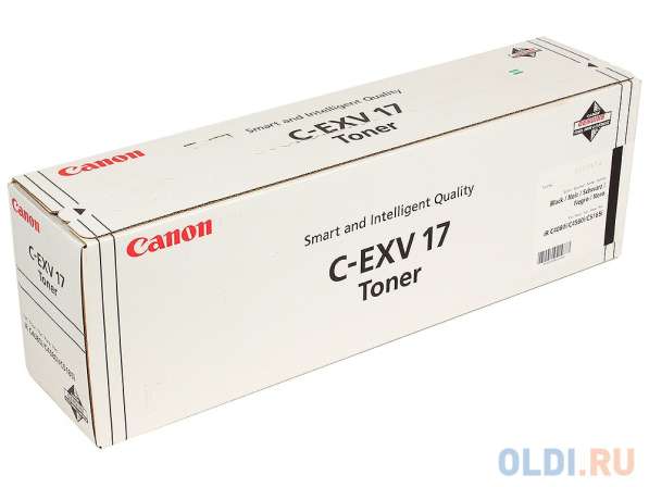 Тонер-картридж оригинальный Canon C-EXV17/GPR-21 Blak (черны