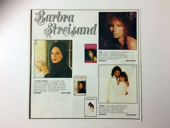 Barbara Streisand /Greatest Hits / Vol 2 / mint 1978 Holland в Москве фото 6