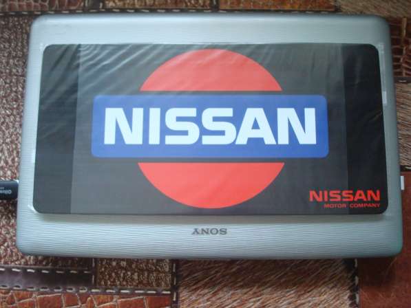 Табличка под Японский номер "NISSAN". Чёрная