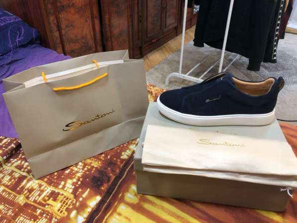 Santoni слипоны мужские