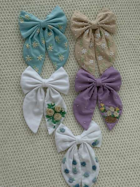 Бант из корейского хлопка