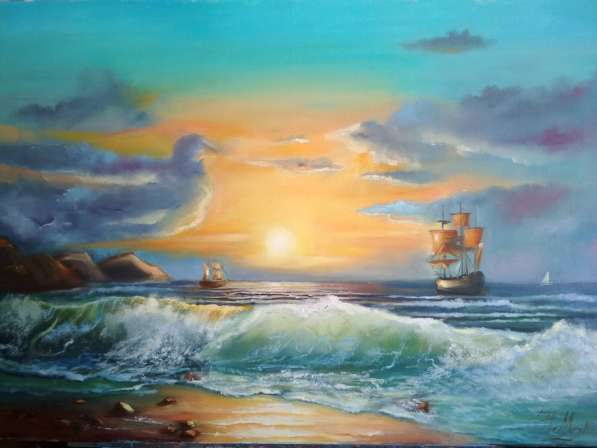 Картины маслом в Москве фото 26