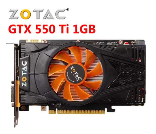 Видеокарта GTX 550 Ti -1G ZOTAC в 