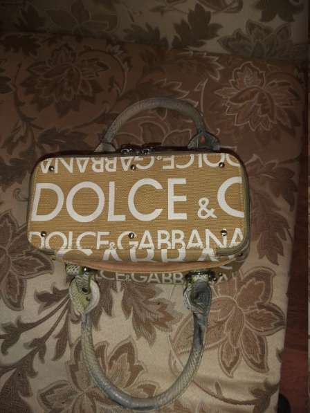Сумка женская бежевая Dolce&Gabbana б/у в Королёве фото 4