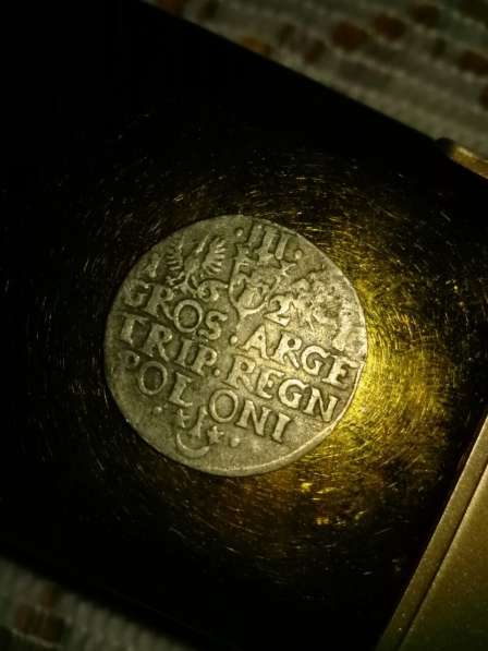 Монета 3 гроша 1621г в 