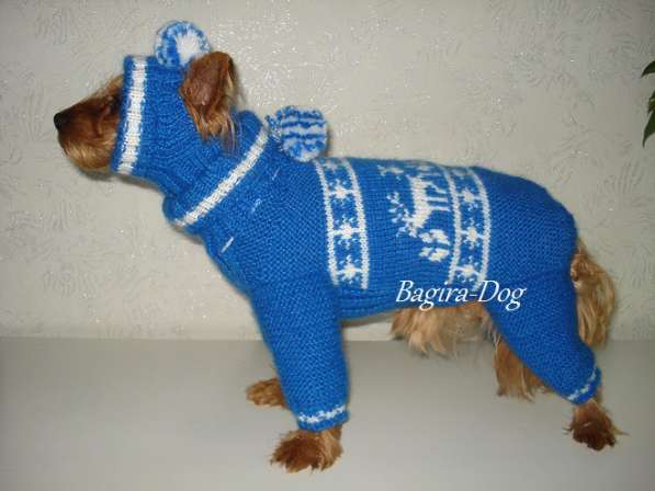 Вязаная одежда для собак в Москве фото 23