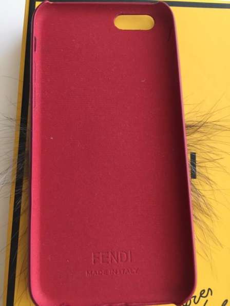 Брендовый жесткий чехол на IPhone 6 FENDI, в фото 5