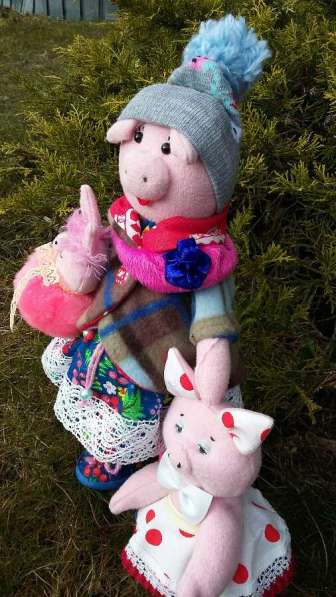 Свинка-мама. Текстильная куколка в Санкт-Петербурге фото 6