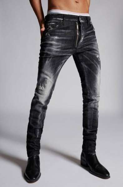 Dsquared2 мужские джинсы ''slim fit'' IT 54 / W34 новые в фото 9