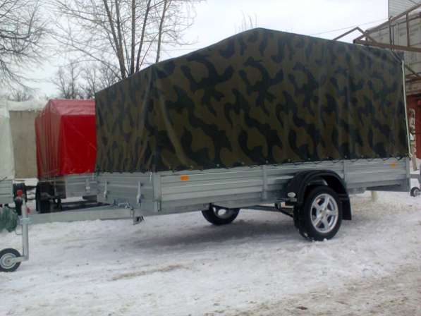 Прицеп для снегохода, кузов 3,5м х 1,5м в Казани фото 3