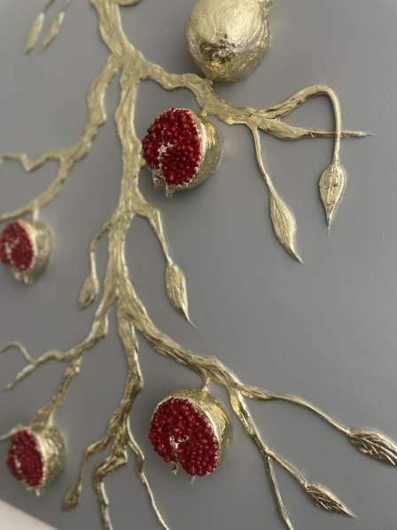 Картина -панно «Гранатовая ветвь» в Москве фото 4