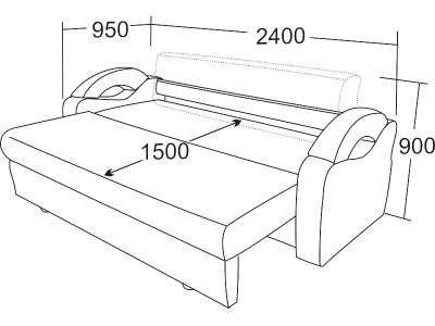 Диван "Версаль" ЕвроМебель в Кемерове