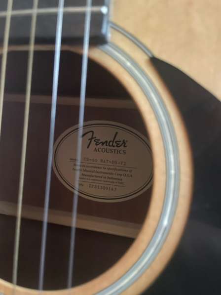 Акустическая гитара Fender cd-60 Nat ds-v2 в Барнауле фото 5