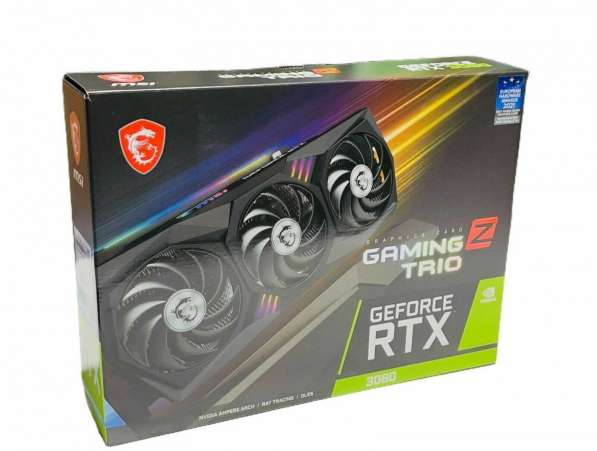Подлинная видеокарта MSI GeForce RTX 3080 Gaming Z Trio 10ГБ
