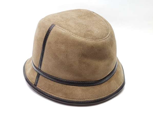 Панама шляпа мужская меховая зимняя (табачный)