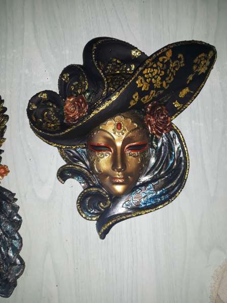 Панно на стену Венецианская маска Розы 240*270 мм в Миассе