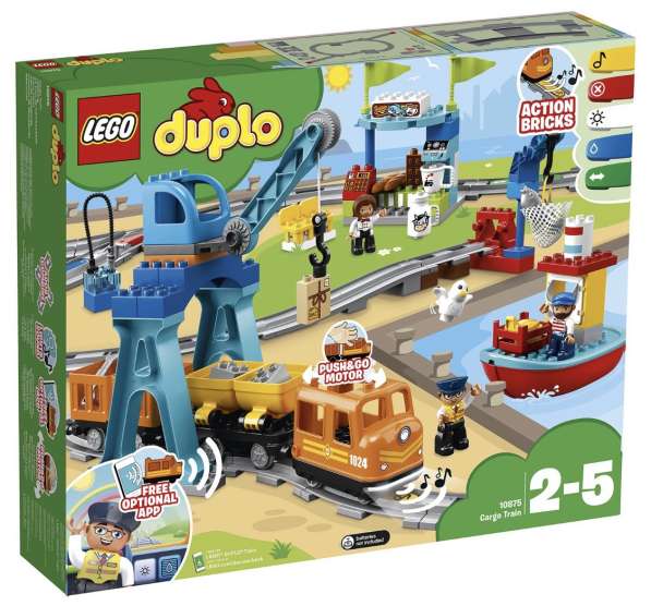 LEGO DUPLO 10875 Грузовой поезд