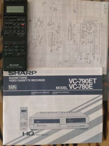 Видеомагнитофон sharp vc-790et, как новый в коробке, Япония в фото 5