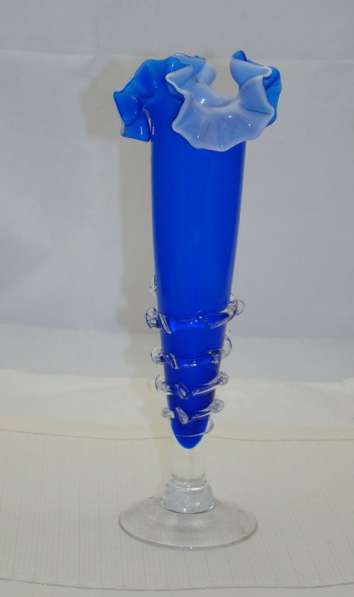 Вазочка стеклянная винтажная (W841)