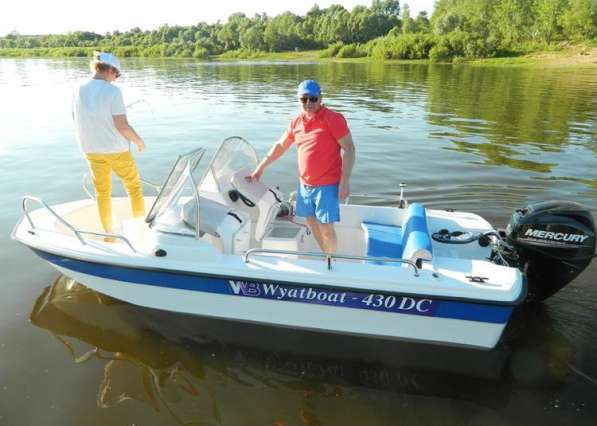 Купить лодку (катер) Wyatboat-430 DC в Ярославле фото 9