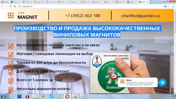 Виниловые магниты в Иркутске фото 8