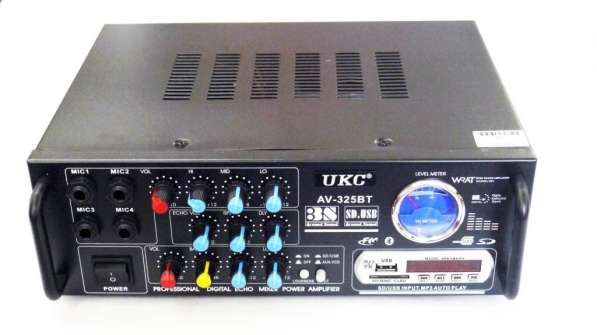 Усилитель звука UKC AV-325BT USB+SD+AUX+Bluetooth+Караоке