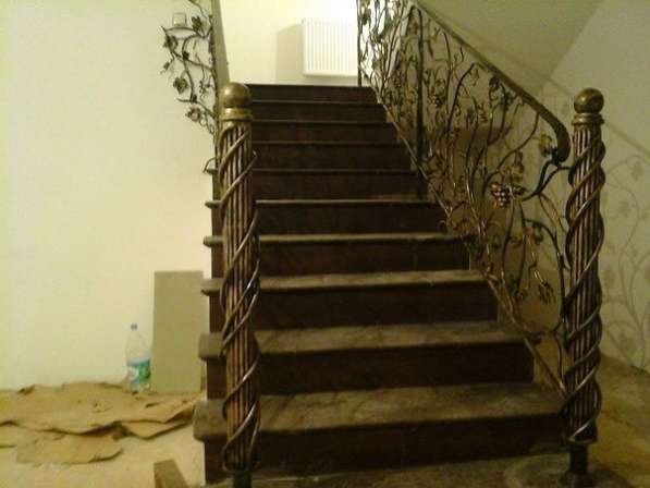 Кованые перила в Москве фото 13