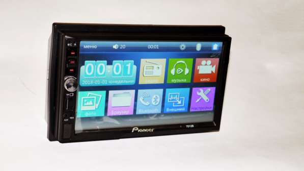 2din Магнитола Pioneer 7012 USB+SD+Bluetooth (короткая база) в фото 5