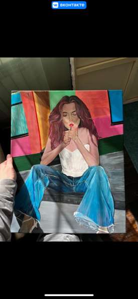 Картина акрилом на холсте