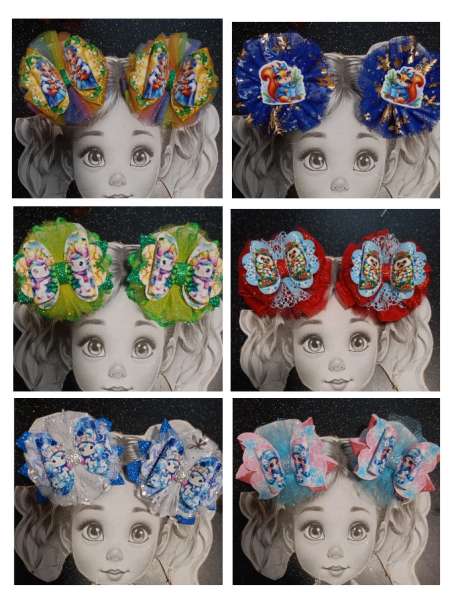 Зимние бантики для девочек в Москве фото 4