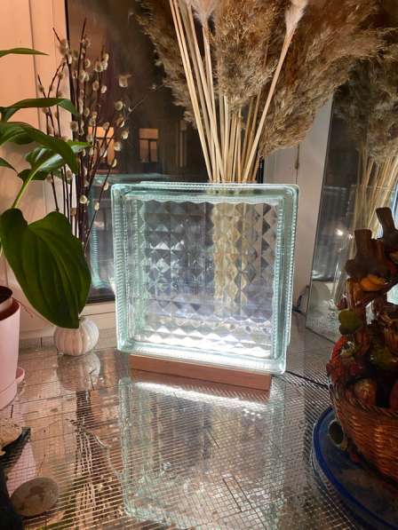 Стеклоблок-светильник в Санкт-Петербурге фото 3