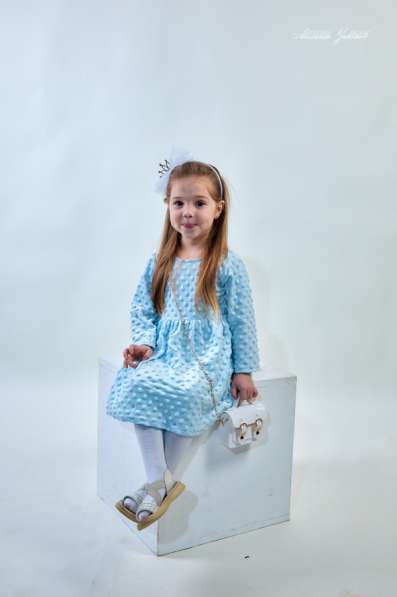 Платье мягкое теплое детское