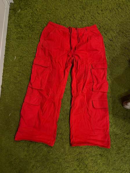 Штаны ecru красные