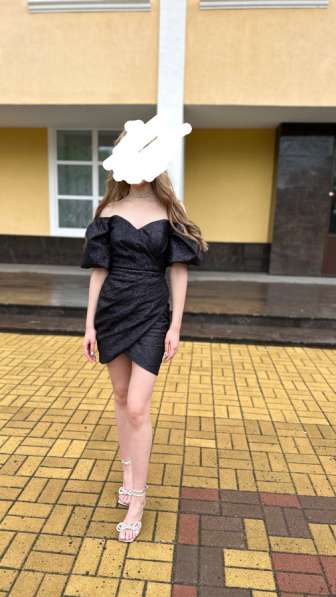 Вечернее платье черное, блестящее 42 размера в Чехове фото 3