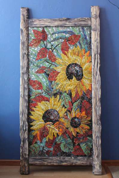 Мозаичное панно из академической смальты. 120х60 в Омске фото 5
