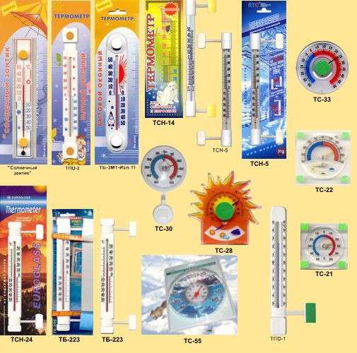 Термометры для пластиковых окон