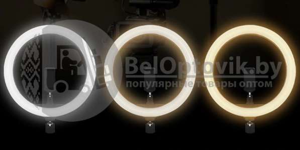 Кольцевая светодиодная лампа подсветка Nova M30 LED 180 d30 в фото 10