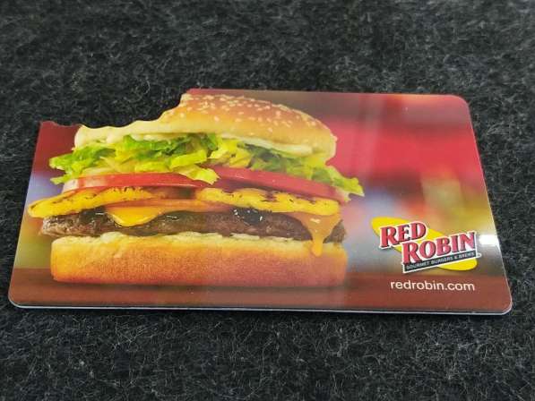 США Подарочная карта сетевая бургерная "RED ROBIN