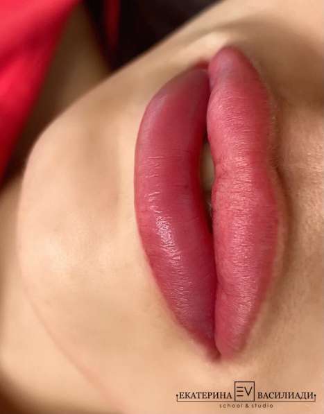 Перманентный макияж губ в акварельной технике в Ярославле в Ярославле