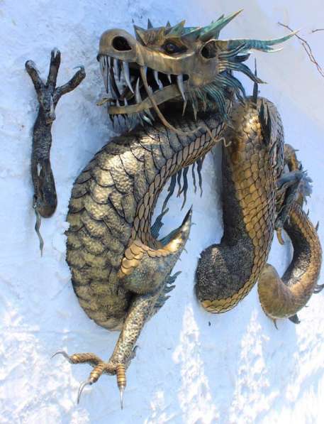 Скульптура креативная"Китайский дракон" в Краснодаре фото 3