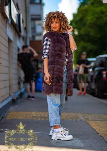 Песцовая жилетка в Москве фото 6